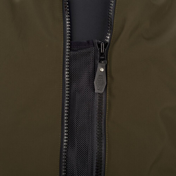 Fluwelen jas met rits