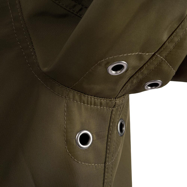 Fluwelen jas met rits