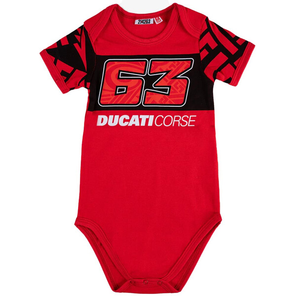 Baby romper Bagnaia Rood