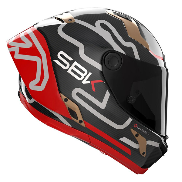 X-804 RS Ultra Carbon SBK helm