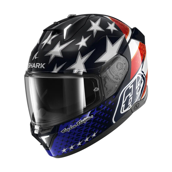Skwal i3 Helm met Amerikaanse vlag - Troy Lee Designs