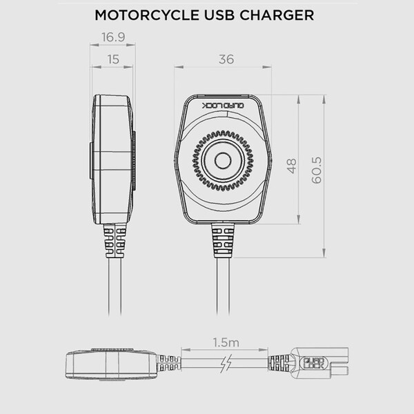 USB-lader motorfiets
