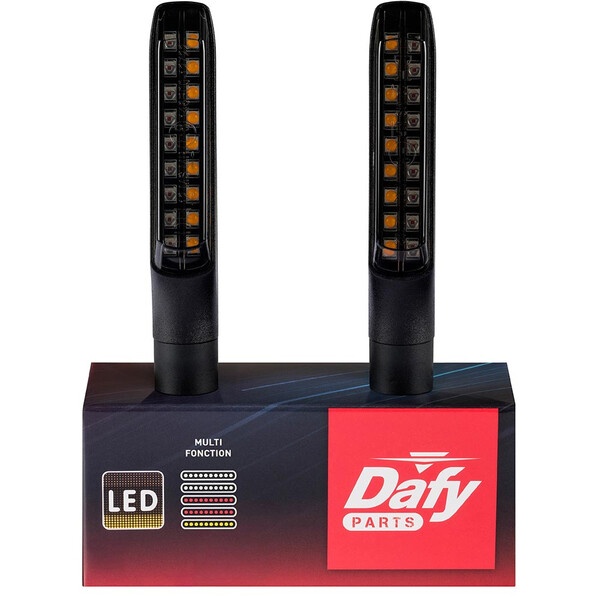 Scherpe LED-indicatoren achteraan