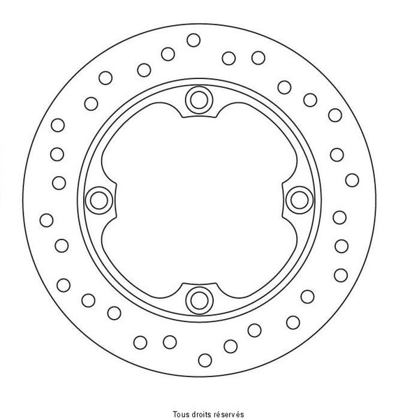 Remschijf Honda DIS1267