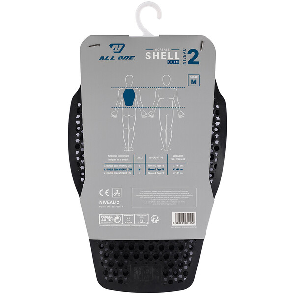 Shell Slim niveau 2 rugbeschermer