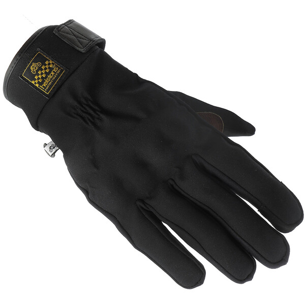 Leren handschoenen met stretch
