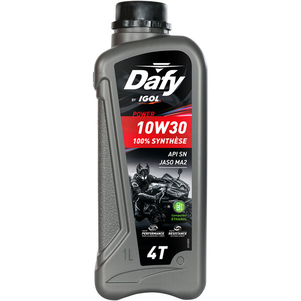 Power oil 4T 10W30 100% synthetisch Dafy door Igol