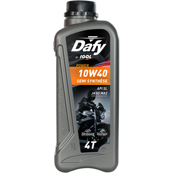 Power 4T 10W40 semi synthetische olie Dafy door Igol