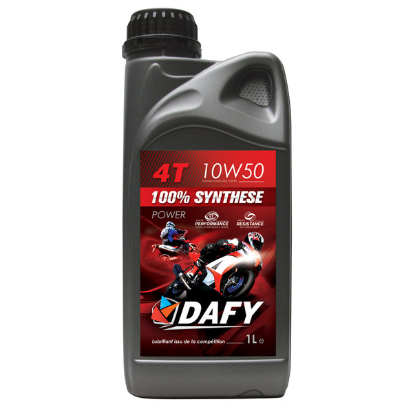 Power 4T 10W50-olie Dafy Moto