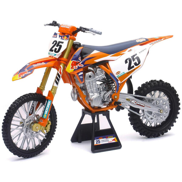 Modelmotor 1/6 KTM 450 SX-F Red Bullit M. Musquin