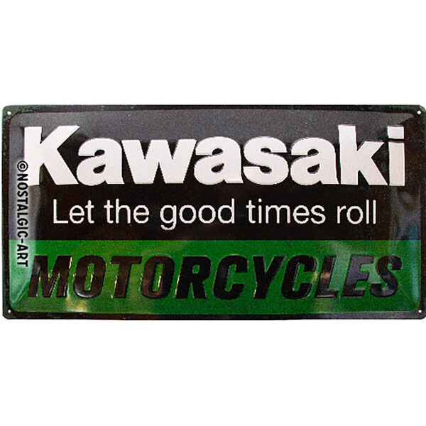 Vintage Kawasaki plaat - Origineel