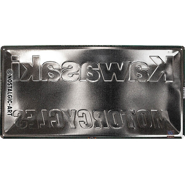 Vintage Kawasaki plaat - Origineel