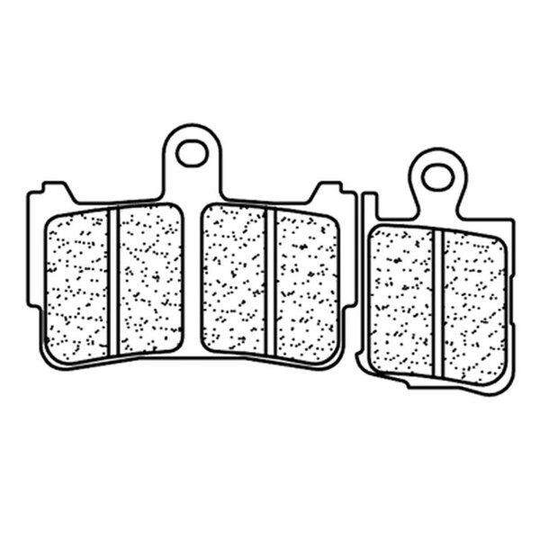 Wegremblokken van gesinterd metaal - 1216A3+