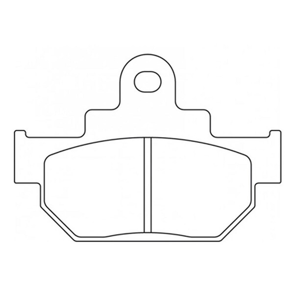 Wegremblokken van gesinterd metaal - 2387A3+