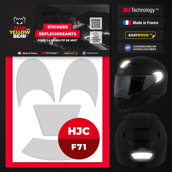Reflecterende stickers HJC F71™