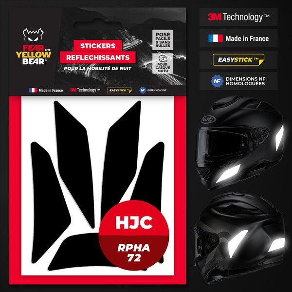 Reflecterende stickers HJC RPHA 72™