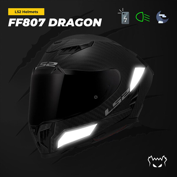 Reflecterende stickers LS2 FF807 Dragon™