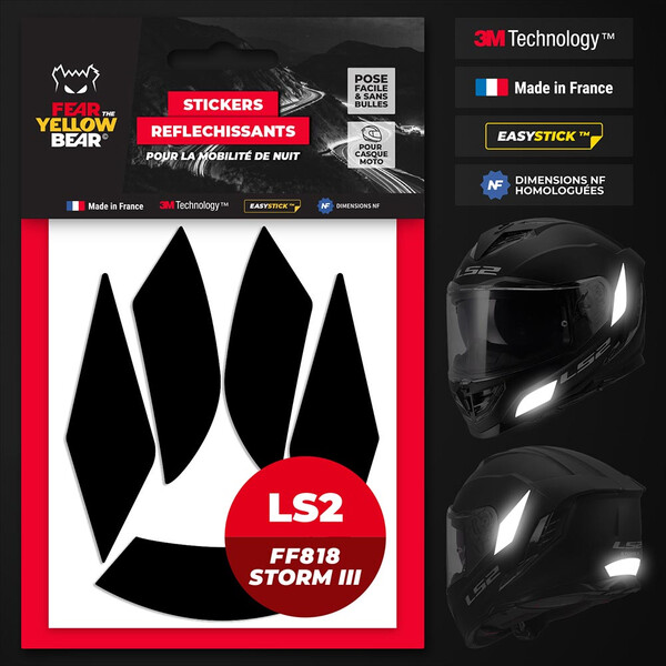 Reflecterende stickers LS2 FF818 Storm III™