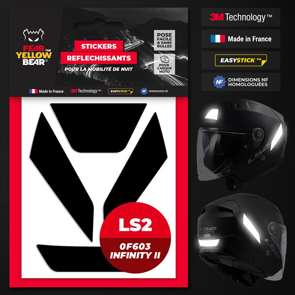 Reflecterende stickers LS2 OF603 Infinity II™