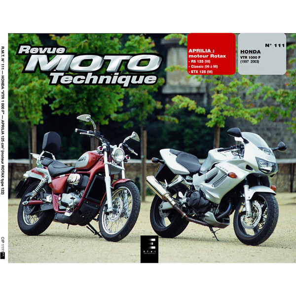 RMT HONDA 111 VTR 1000 (1997-2003) en ROTAX 125 APRILIA MOTOR (1996-1998)