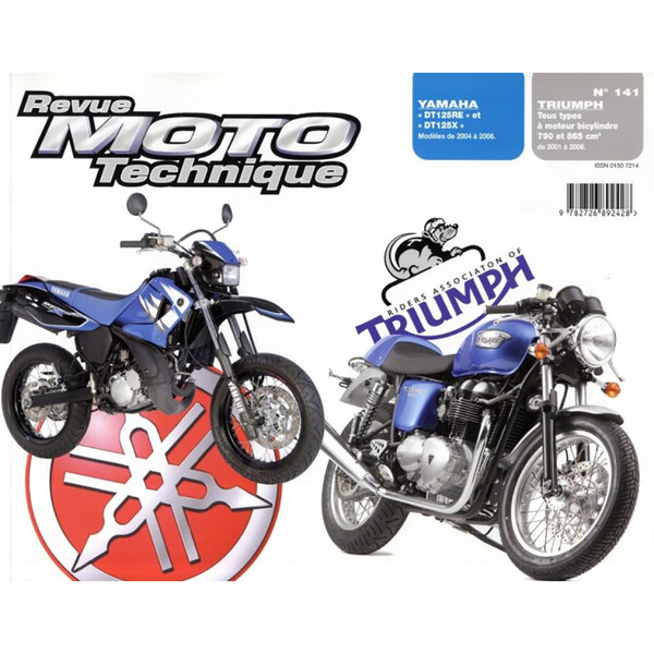 Rmt 141.1 YAMAHA DT125 (2004-2006) en TRIUMPH 790 - 865 (2001-2006)