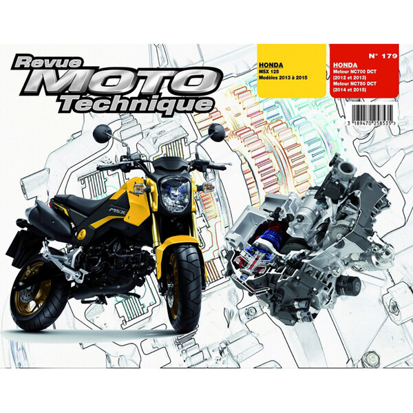 RMT 179 HONDA MSX 125 (2013-2015) HONDA EN NC700-750DCT MOTOR (2012-2015)