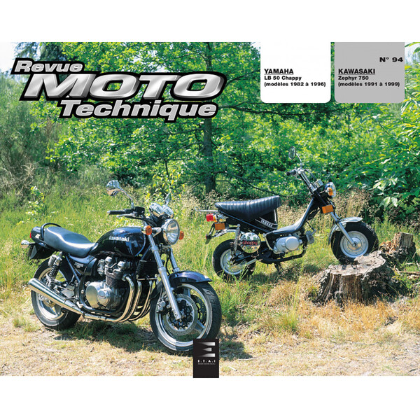 Rmt 94,3 YAMAHA LB 50 CHAPPY (1982-1996) en KAWASAKI ZEPHYR 750 (1991-1999)