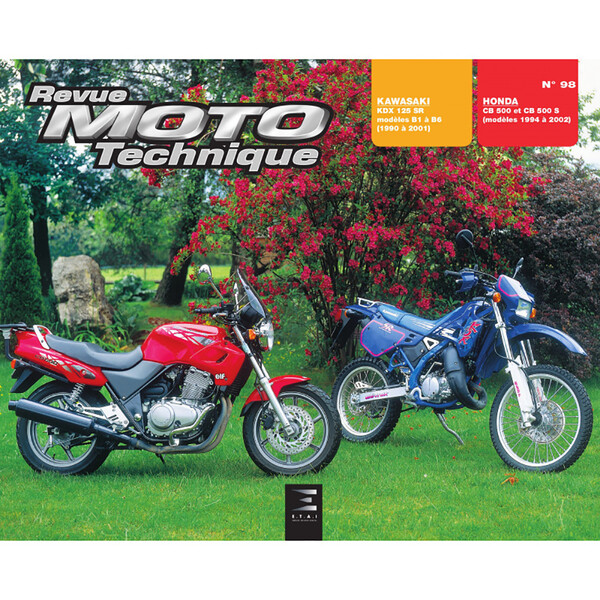 RMT 98,4 KAWASAKI KDX 125 (1990-2001) en HONDA CB500 (1994-2001)