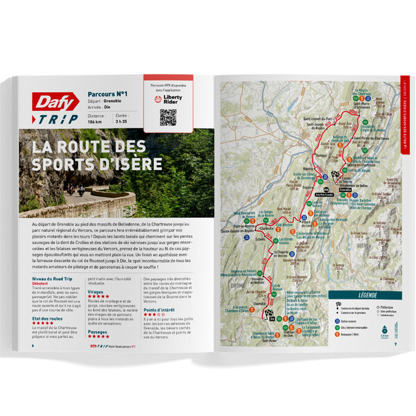 Roadbook Moto: Dafy Trip Alpes du Nord
