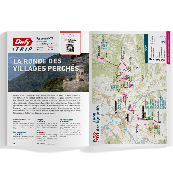 Roadbook motor : Dafy Moto Provence Luberon