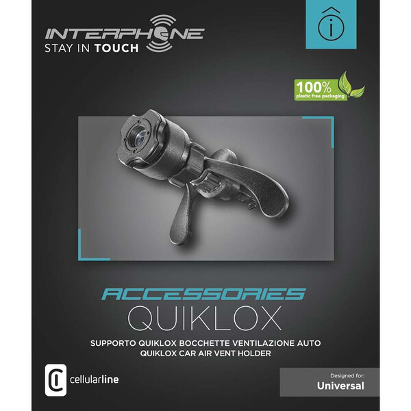 Quiklox steun voor autoventilatierooster