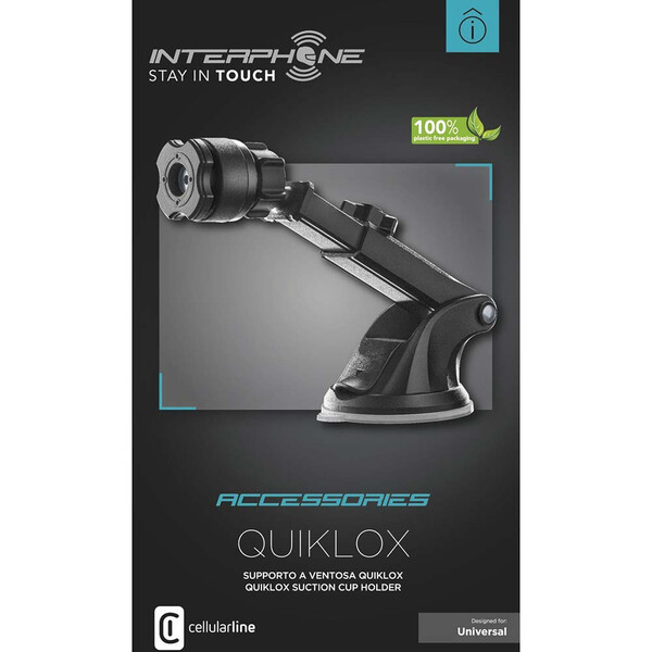Quiklox zuignaphouder voor auto
