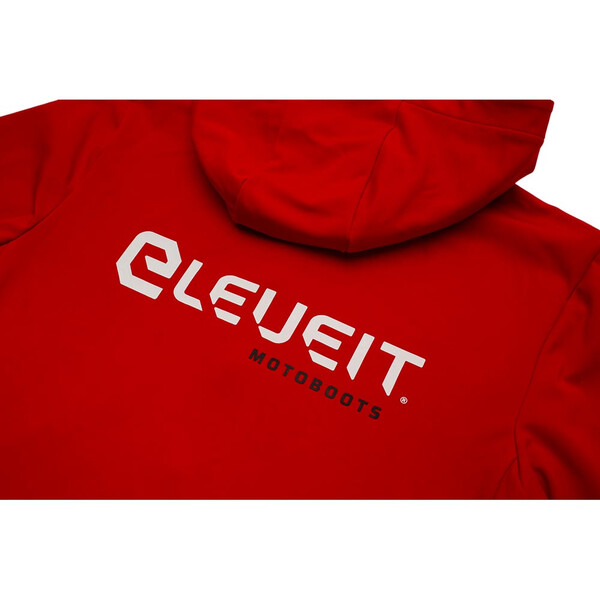 Capuchon met logo-rits