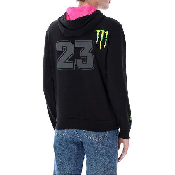 Dual 23 Monster zip-up hoodie