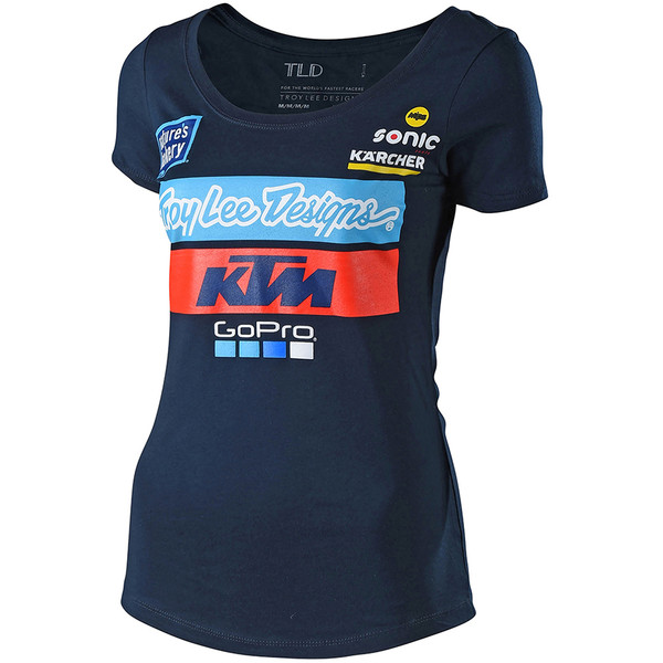 KTM Team 2018-dames-T-shirt Troy Lee Designs