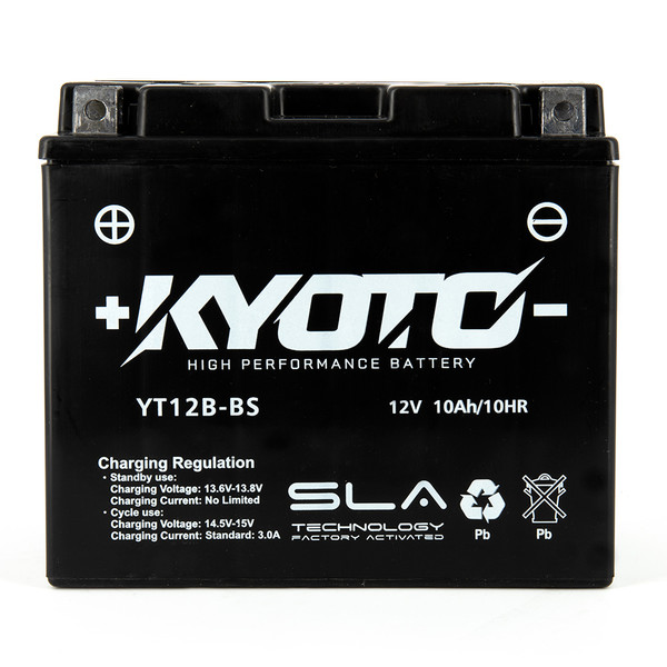 YT12B-BS SLA AGM-batterij Kyoto