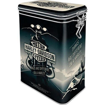 Harley/Davindson conserveringsdoos - Things Are nostalgic art