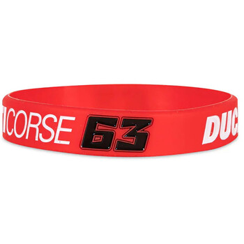 Dubbele Bagnaia silicone armband ducati