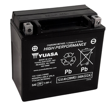 YTX14H-BS SLA AGM-batterij Yuasa