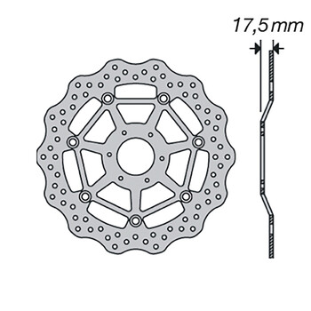 Remschijf FE.FL52505V France Equipement