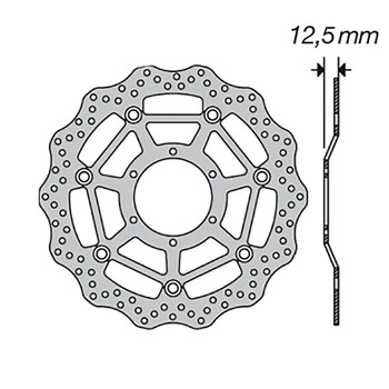 Remschijf FE.FL59501V France Equipement