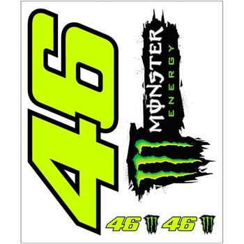 Groot Dubbel Monster 46 stickers VR46