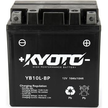 YB10L-BP SLA AGM-batterij Kyoto