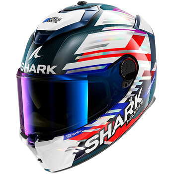 Spartan GT Pro Carbon-helm, replica van Zarco, GP van Frankrijk 2026Shark
