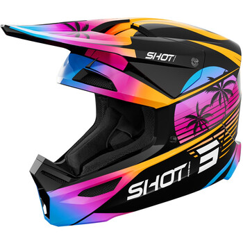 Woedende Miami helm Shot