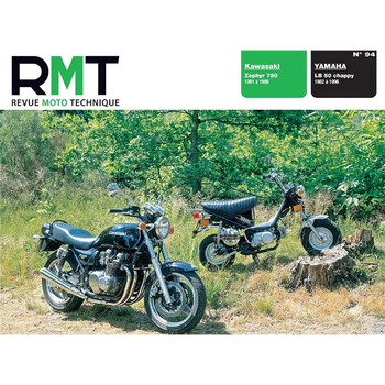 Rmt 94,3 YAMAHA LB 50 CHAPPY (1982-1996) en KAWASAKI ZEPHYR 750 (1991-1999) Beugel