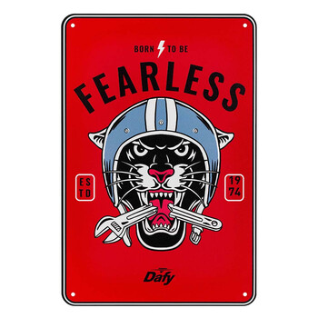 Vintage Fearless bord Dafy Moto