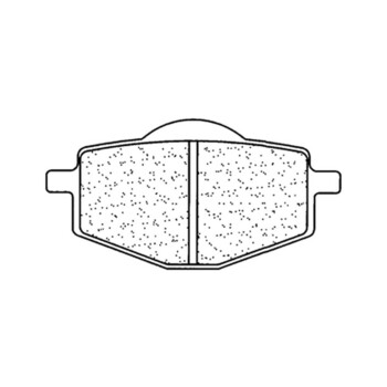 Quad gesinterde metalen remblokken - 2284ATV1 Cl brakes