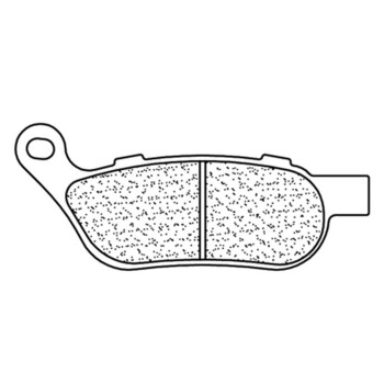 Wegremblokken van gesinterd metaal - 1213RX3 Cl brakes