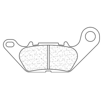 Wegremblokken van gesinterd metaal - 1224A3+ Cl brakes